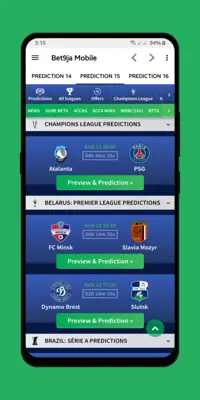 Bet9ja Mobile android App screenshot 1